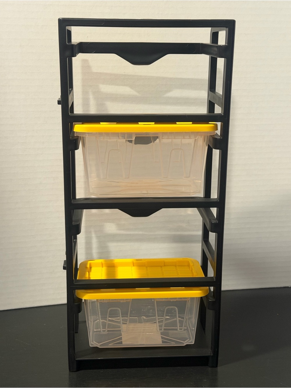 mini Ace and Lowes vertical tower 4 tier storage rack holder and teeny tote desk